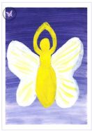 Art Greeting Card - Winged Goddess